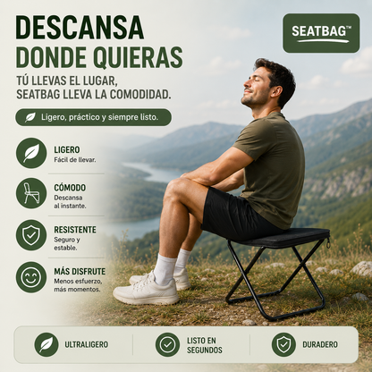 SeatBag™ | Bolso Silla 2 en 1